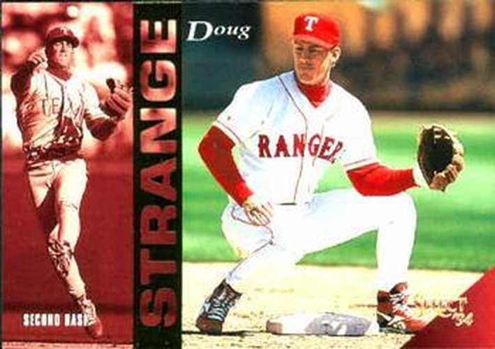 #260 Doug Strange - Texas Rangers - 1994 Select Baseball