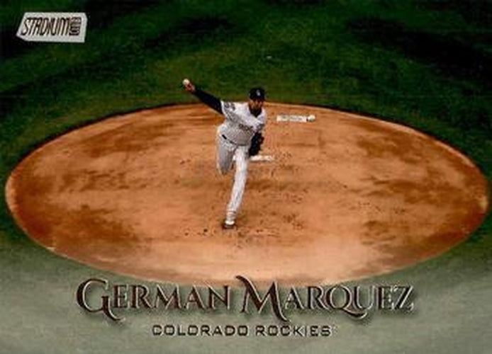 #260 German Marquez - Colorado Rockies - 2019 Stadium Club Baseball