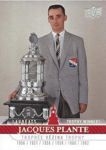 #260 Jacques Plante - Montreal Canadiens - 2008-09 Upper Deck Montreal Canadiens Centennial Hockey