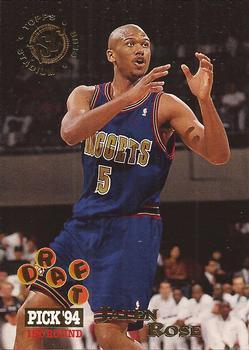 #260 Jalen Rose - Denver Nuggets - 1994-95 Stadium Club Basketball