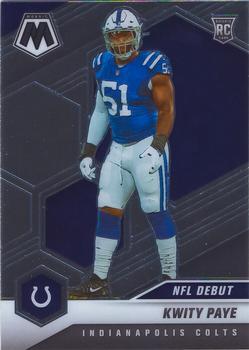 #260 Kwity Paye - Indianapolis Colts - 2021 Panini Mosaic Football