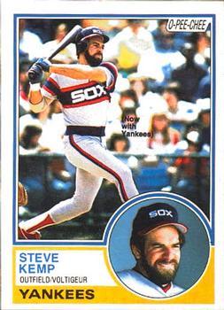 #260 Steve Kemp - New York Yankees - 1983 O-Pee-Chee Baseball