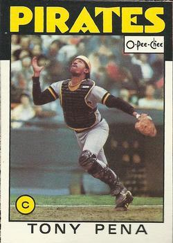 #260 Tony Pena - Pittsburgh Pirates - 1986 O-Pee-Chee Baseball