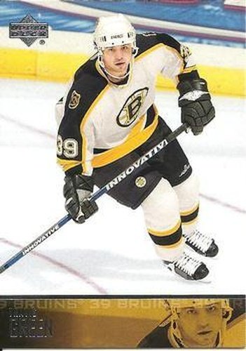 #260 Travis Green - Boston Bruins - 2003-04 Upper Deck Hockey