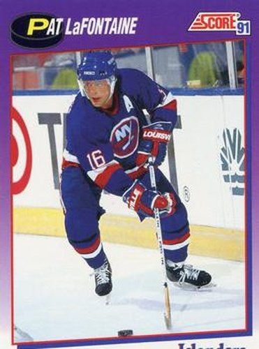 #260 Pat LaFontaine - New York Islanders - 1991-92 Score American Hockey