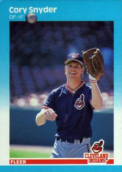 #260 Cory Snyder - Cleveland Indians - 1987 Fleer Baseball