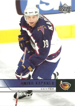 #260 Niko Kapanen - Atlanta Thrashers - 2006-07 Upper Deck Hockey