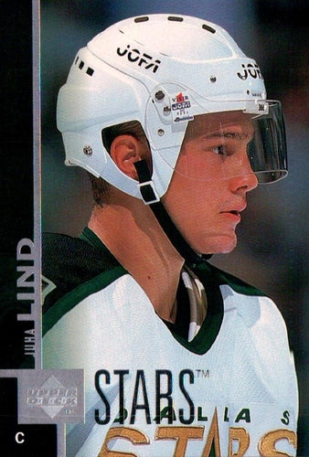 #261 Juha Lind - Dallas Stars - 1997-98 Upper Deck Hockey