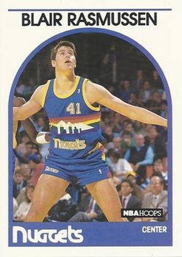 #261 Blair Rasmussen - Denver Nuggets - 1989-90 Hoops Basketball