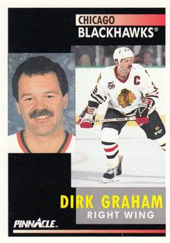 #261 Dirk Graham - Chicago Blackhawks - 1991-92 Pinnacle Hockey