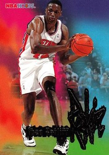 #261 Theo Ratliff - Detroit Pistons - 1995-96 Hoops Basketball