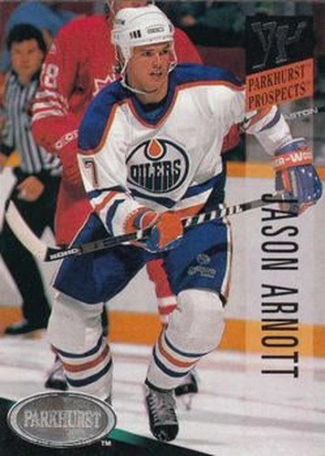 #261 Jason Arnott - Edmonton Oilers - 1993-94 Parkhurst Hockey