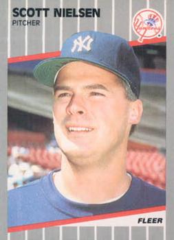 #261 Scott Nielsen - New York Yankees - 1989 Fleer Baseball