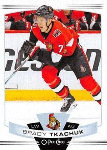 #261 Brady Tkachuk - Ottawa Senators - 2019-20 O-Pee-Chee Hockey
