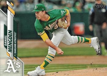 #261 Daniel Mengden - Oakland Athletics - 2020 Topps Baseball