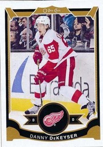 #261 Danny DeKeyser - Detroit Red Wings - 2015-16 O-Pee-Chee Hockey