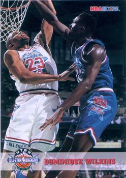 #261 Dominique Wilkins - Atlanta Hawks - 1993-94 Hoops Basketball