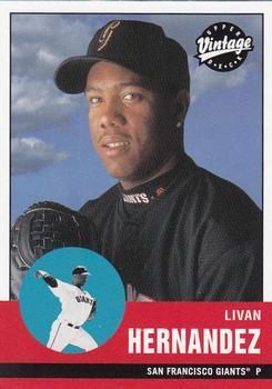 #261 Livan Hernandez - San Francisco Giants - 2001 Upper Deck Vintage Baseball