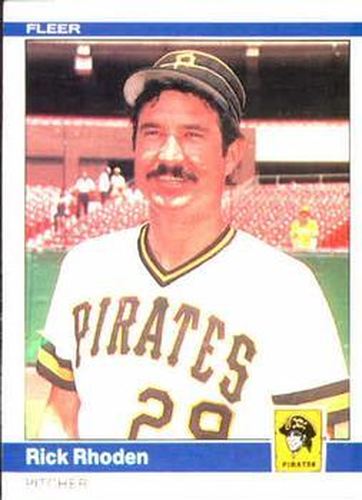 #261 Rick Rhoden - Pittsburgh Pirates - 1984 Fleer Baseball