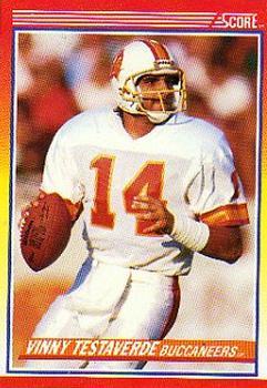 #261 Vinny Testaverde - Tampa Bay Buccaneers - 1990 Score Football