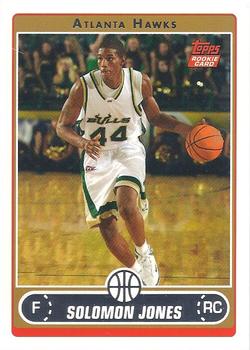 #261 Solomon Jones - Atlanta Hawks - 2006-07 Topps Basketball