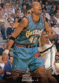 #261 Antonio Harvey - Vancouver Grizzlies - 1995-96 Upper Deck Basketball