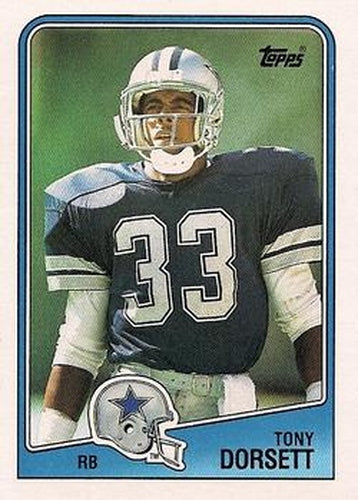 #262 Tony Dorsett - Dallas Cowboys - 1988 Topps Football