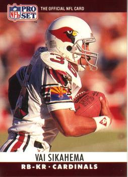 #262 Vai Sikahema - Phoenix Cardinals - 1990 Pro Set Football