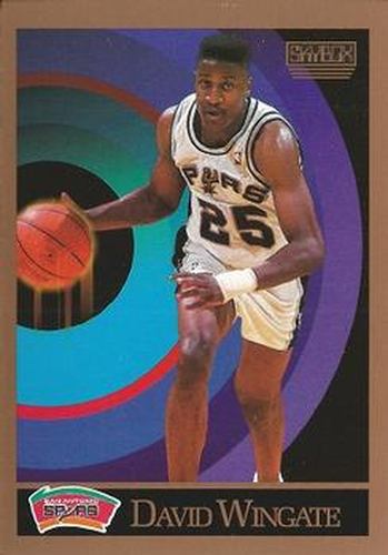 #262 David Wingate - San Antonio Spurs - 1990-91 SkyBox Basketball
