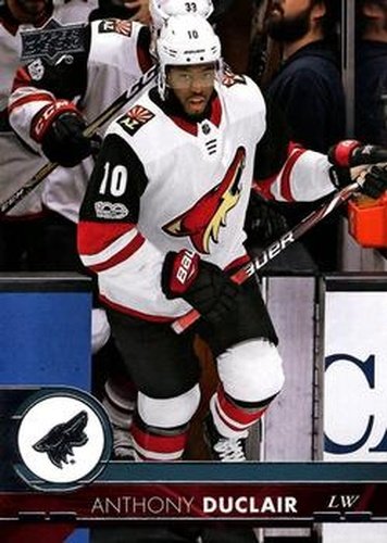 #262 Anthony Duclair - Arizona Coyotes - 2017-18 Upper Deck Hockey