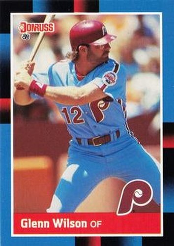 #262 Glenn Wilson - Philadelphia Phillies - 1988 Donruss Baseball