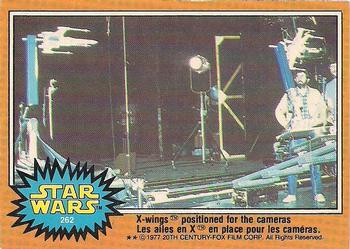 #262 X-wings positioned for the cameras - 1977 O-Pee-Chee Star Wars