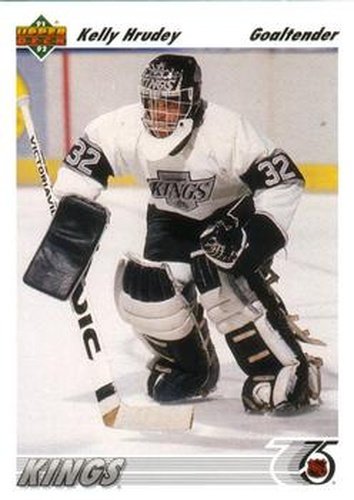 #262 Kelly Hrudey - Los Angeles Kings - 1991-92 Upper Deck Hockey