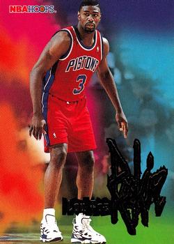 #262 Lou Roe - Detroit Pistons - 1995-96 Hoops Basketball