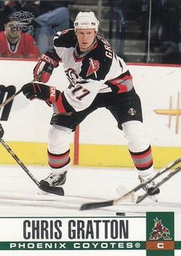 #262 Chris Gratton - Phoenix Coyotes - 2003-04 Pacific Hockey