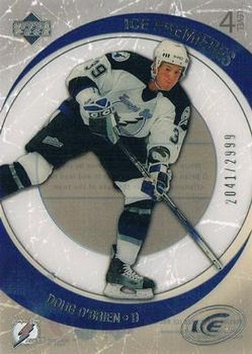 #262 Doug O'Brien - Tampa Bay Lightning - 2005-06 Upper Deck Ice Hockey