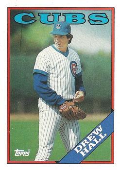 #262 Drew Hall - Chicago Cubs - 1988 Topps Baseball