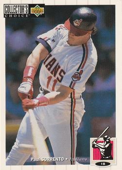 #262 Paul Sorrento - Cleveland Indians - 1994 Collector's Choice Baseball