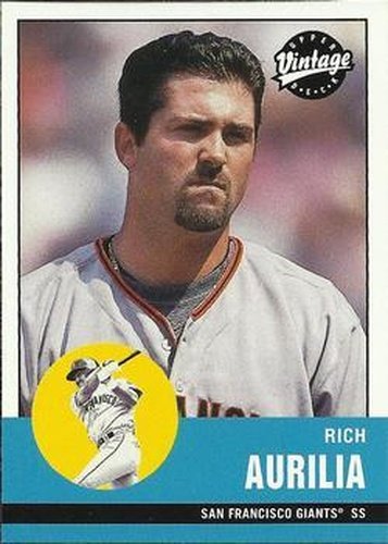 #262 Rich Aurilia - San Francisco Giants - 2001 Upper Deck Vintage Baseball