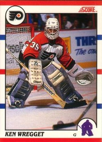 #263 Ken Wregget - Philadelphia Flyers - 1990-91 Score Canadian Hockey
