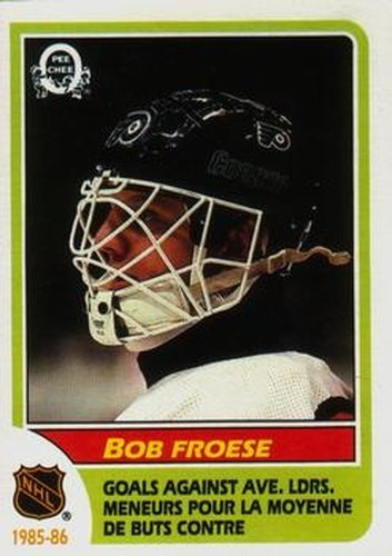 #263 Bob Froese - Philadelphia Flyers - 1986-87 O-Pee-Chee Hockey