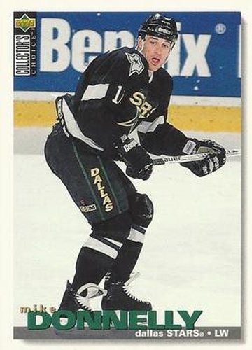 #263 Mike Donnelly - Dallas Stars - 1995-96 Collector's Choice Hockey