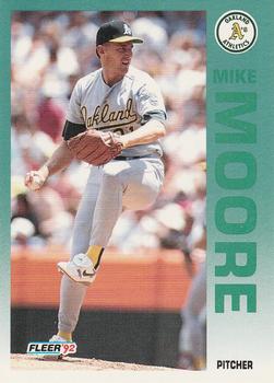 #263 Mike Moore - Oakland Athletics - 1992 Fleer Baseball