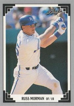 #263 Russ Morman - Kansas City Royals - 1991 Leaf Baseball