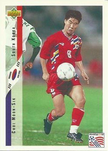 #263 Choi Moon-Sik - South Korea - 1994 Upper Deck World Cup Contenders English/Spanish Soccer