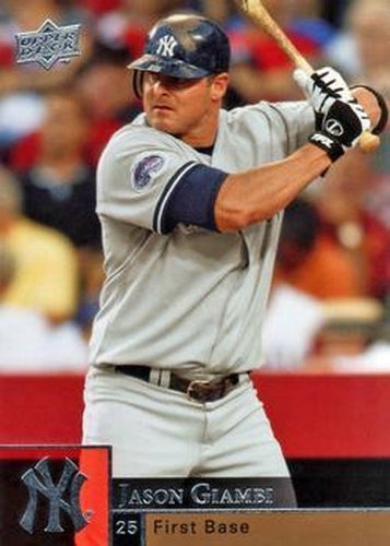 #263 Jason Giambi - New York Yankees - 2009 Upper Deck Baseball