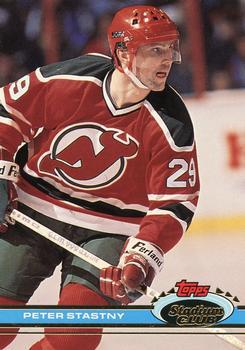 #263 Peter Stastny - New Jersey Devils - 1991-92 Stadium Club Hockey