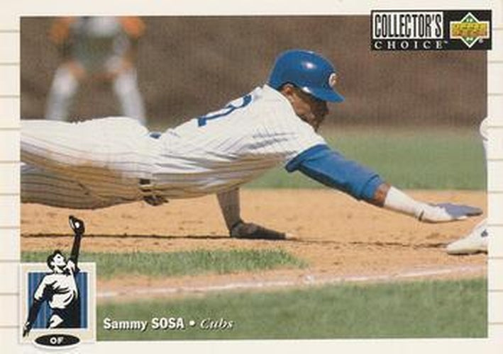 #263 Sammy Sosa - Chicago Cubs - 1994 Collector's Choice Baseball