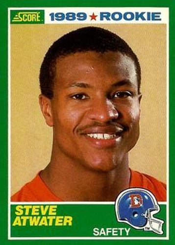 #263 Steve Atwater - Denver Broncos - 1989 Score Football