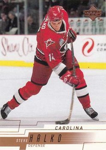 #263 Steve Halko - Carolina Hurricanes - 2000-01 Upper Deck Hockey